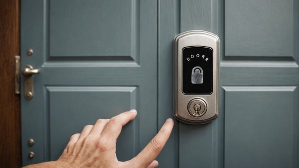 Porte avec empreinte digitale : sécurité et confort à portée de main